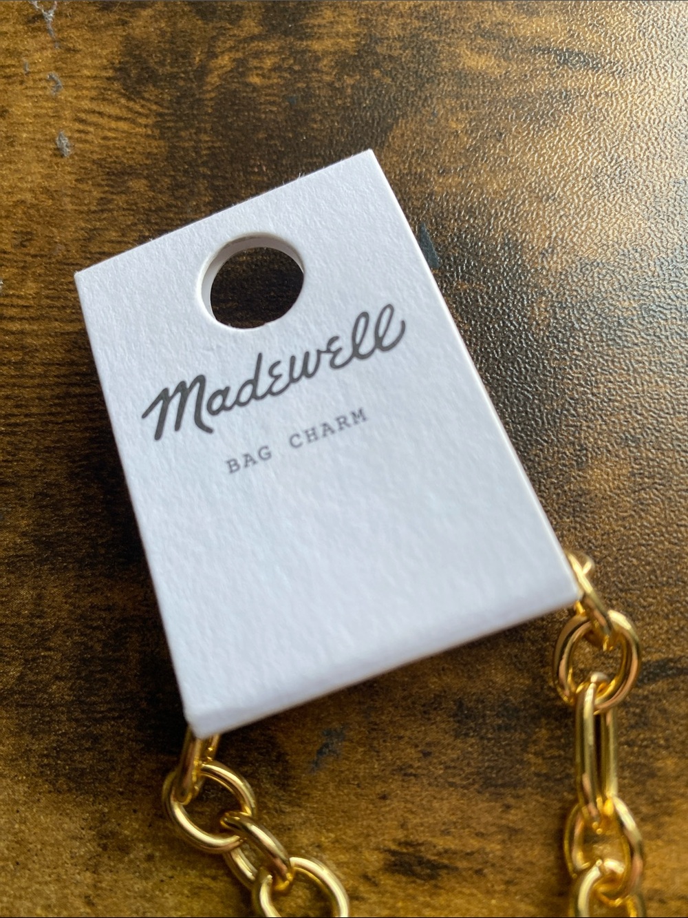 NWT MADEWELL Stone Spinner Bag Charm - Picture 9 of 10